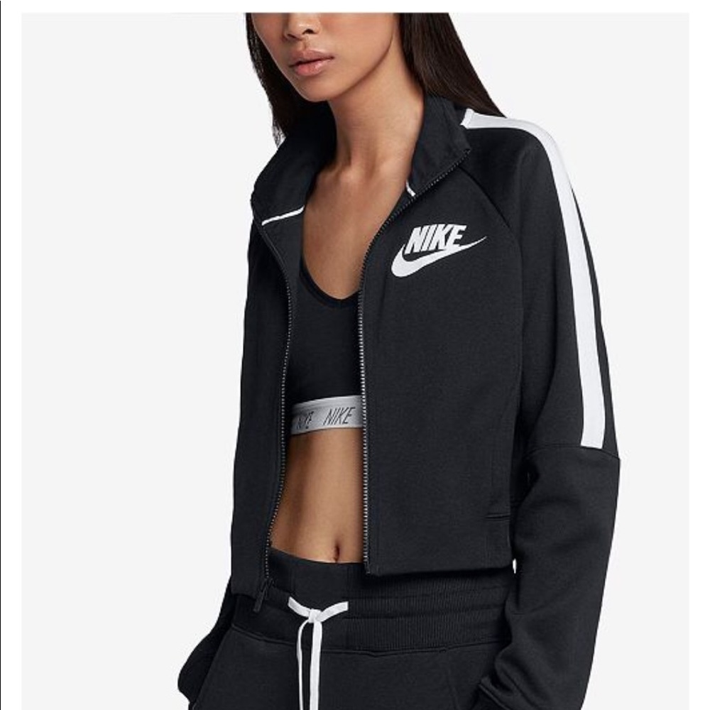 Nike crop track jacket